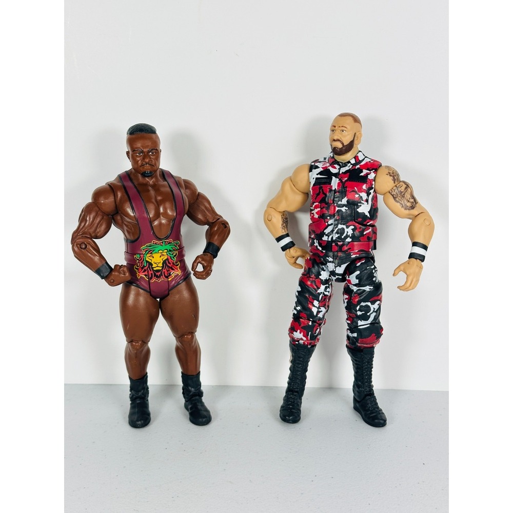 WWE 2011 Bubba Ray Dudley & 2013 Big E Langston Action Figures Elite Series BJ